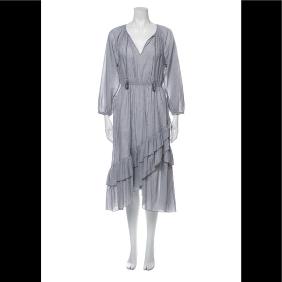 Ulla Johnson Dresses & Skirts - Ulla Johnson V-Neck Midi Length Dress, size large